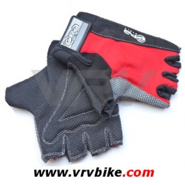 GPA - gants courts Lycra Antiglisse noir / rouge XL 