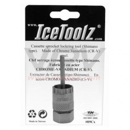 ICETOOLZ - cle à cran pour demonte cassette Shimano Sram et disque centerlock avec tige 09C1