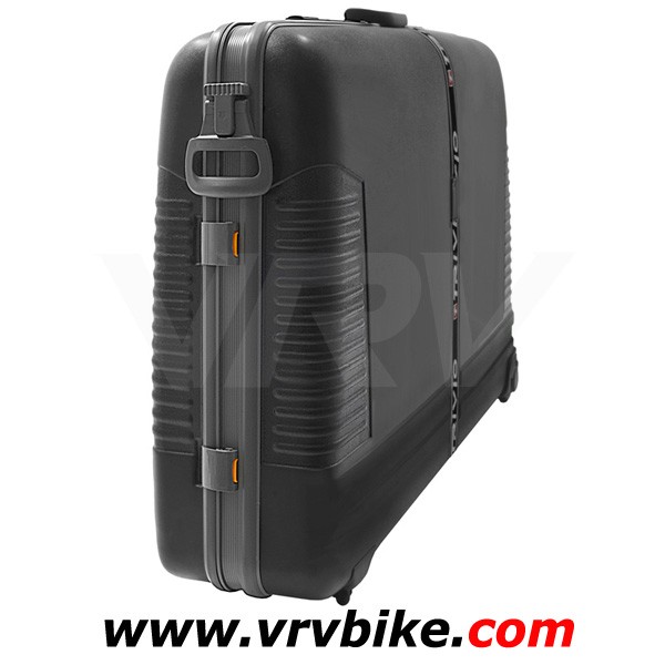 XXX - valise coffre ABS transport velo vtt route à roulette + housse roue  pour voyage avion train (cycle bag bikecase travel) 