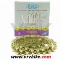 KMC - chaine 10 vitesses X10-SL super light double X Ti-N GOLD