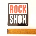ROCK SHOX - sticker autocollant logo rock shox +/- 6.5 7.5 cm 