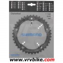 SHIMANO - plateau pedalier 105 5703 10 vitesses silver 130 - 39 pour triple (Y1M498010)