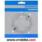 SHIMANO - plateau XT M-785 10 vitesses silver BCD 64 - 24 pour pedalier double 38 Y1ML24000 